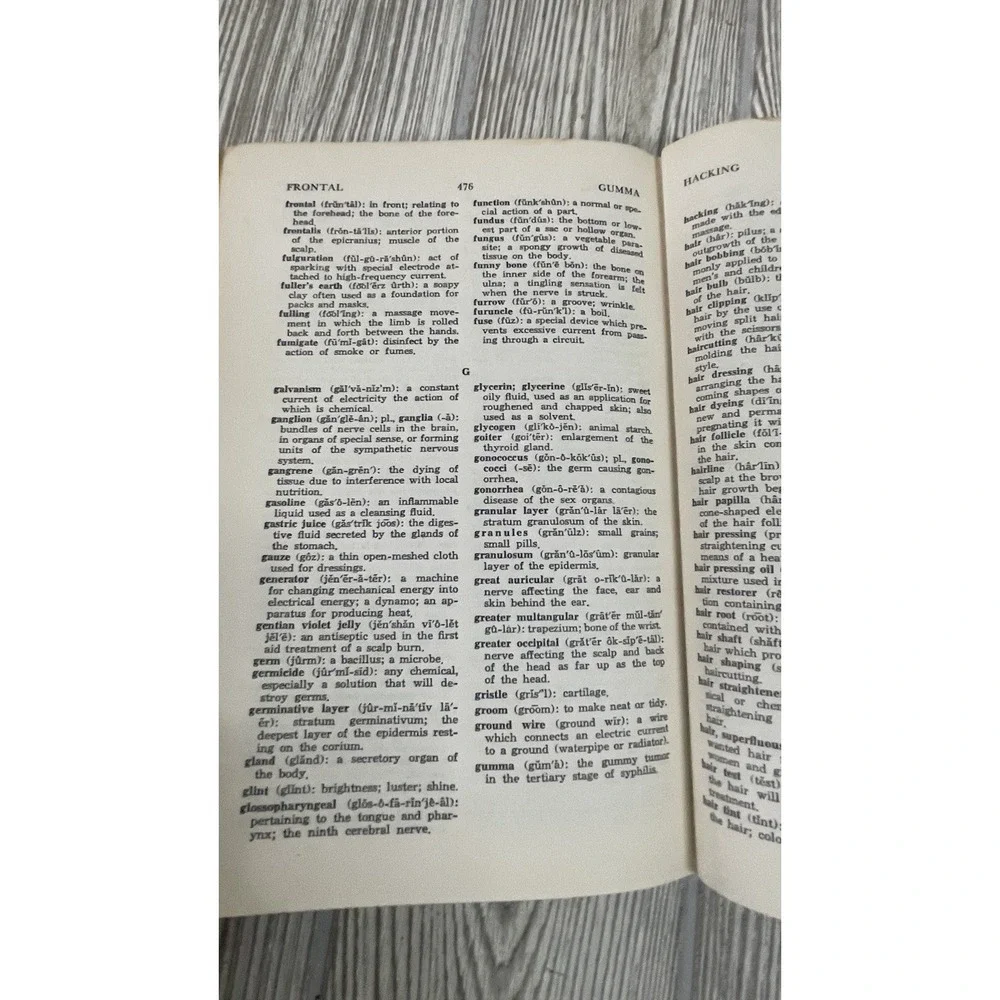 VTG 1959 Standard Textbook Cosmetology Cape Girardeau School of Beauty Culture